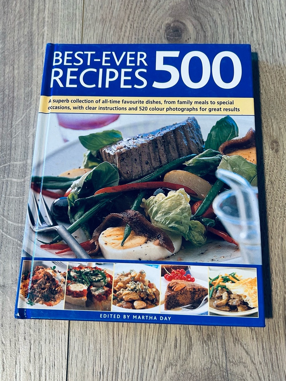 BEST-EVER RECIPES 500 Hardcover Cookbook - Picture 1 of 4